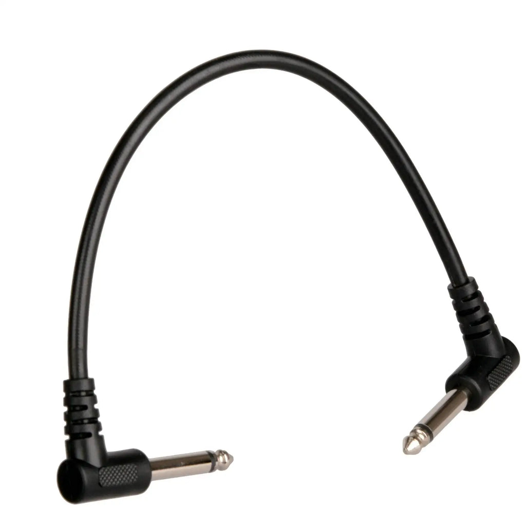 Cable para pedales stompbox - TS 1/4" ángulo recto, bajo ruido