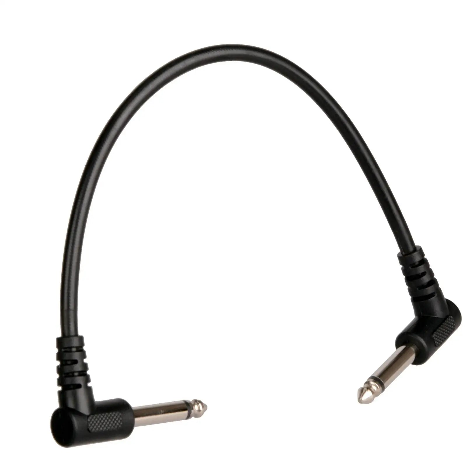 Cable para pedales stompbox - TS 1/4" ángulo recto, bajo ruido