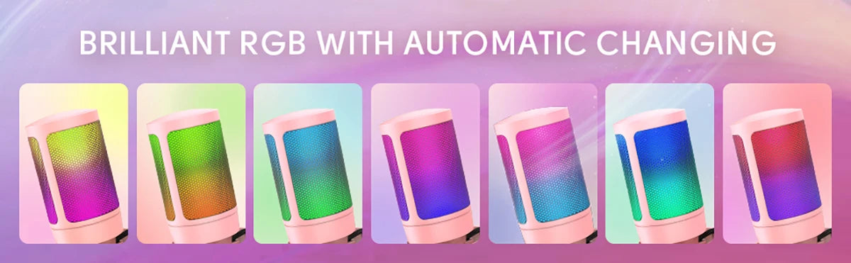 Micrófono Gaming USB FIFINE A6V RGB – Condensador con Filtro Pop, Shock Mount y Control de Ganancia
